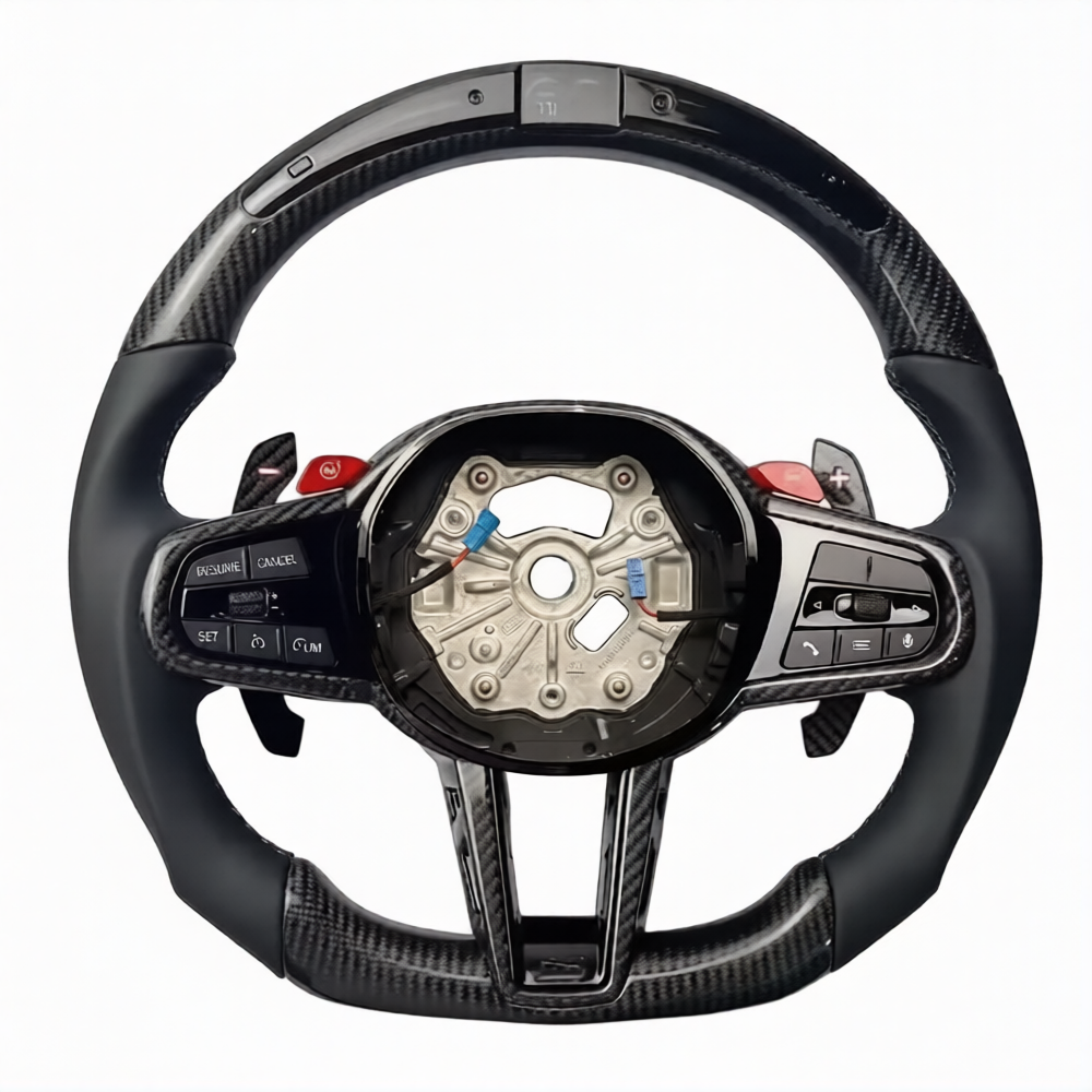 VM Carbon Fiber steering wheel for BMW G60 5 SERIES (2024+)