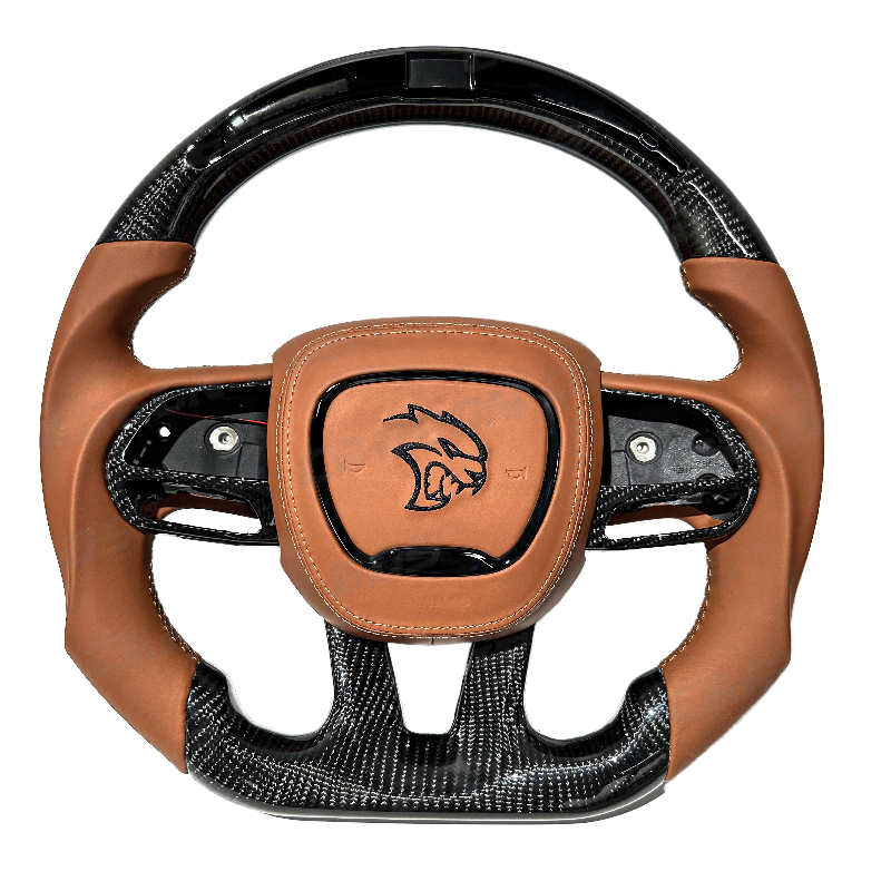 VM Carbon fiber steering wheel for Dodge Challenger (2015-2023)