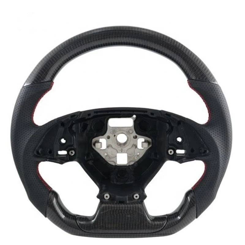 Carbon Fiber Steering Wheel For Chevrolet Camaro 2016-2024 Perforated Leather Steering Wheel Car Accessories