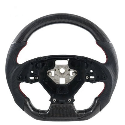 Carbon Fiber Steering Wheel For Chevrolet Camaro 2016-2024 Perforated Leather Steering Wheel Car Accessories
