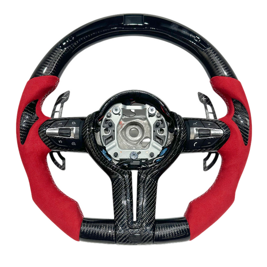 VM Carbon Fiber steering wheel for BMW 2/3/4/5/6 - SERIES (2012-2018)