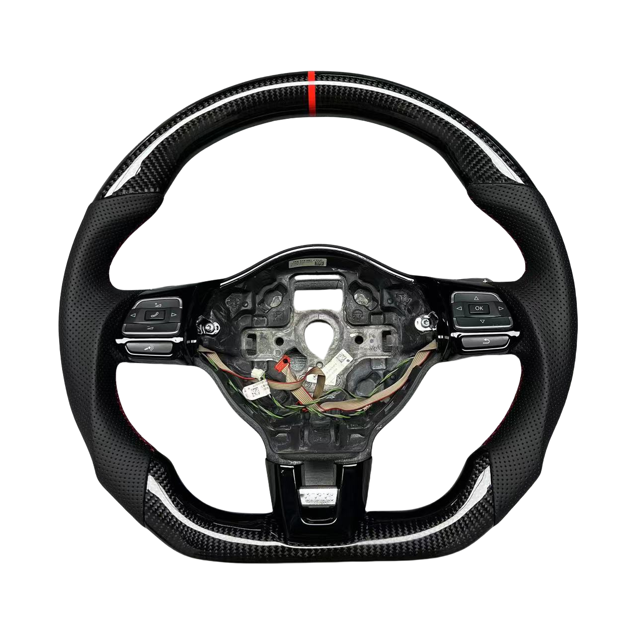 VM Carbon Fiber steering wheel for Volkswagen MK6 Golf GTI/Jetta/Passat (2010-2014)