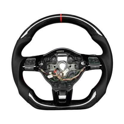 VM Carbon Fiber steering wheel for Volkswagen MK6 Golf GTI/Jetta/Passat (2010-2014)